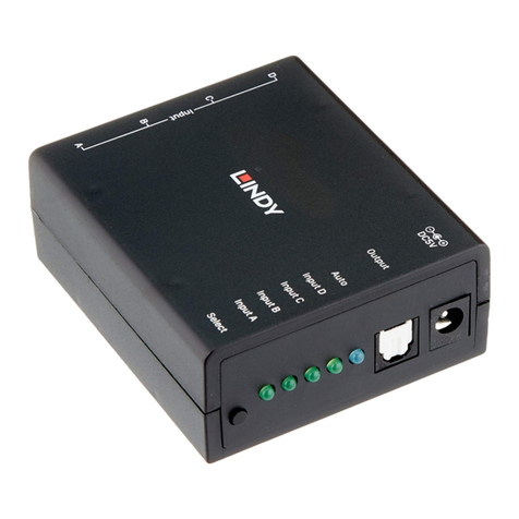Lindy 70436 User manual