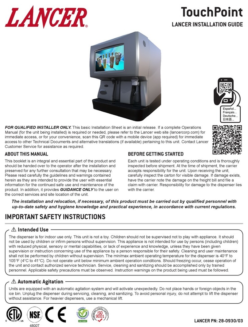 lancer TouchPoint User manual