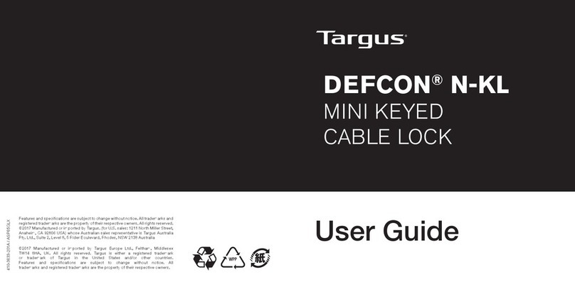 Targus DEFCON N-KL user guide