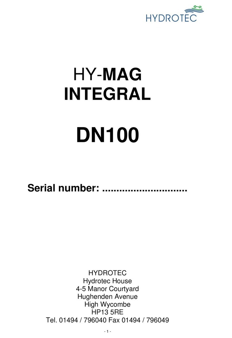 Hydrotec HY-MAG INTEGRAL Series operating instructions