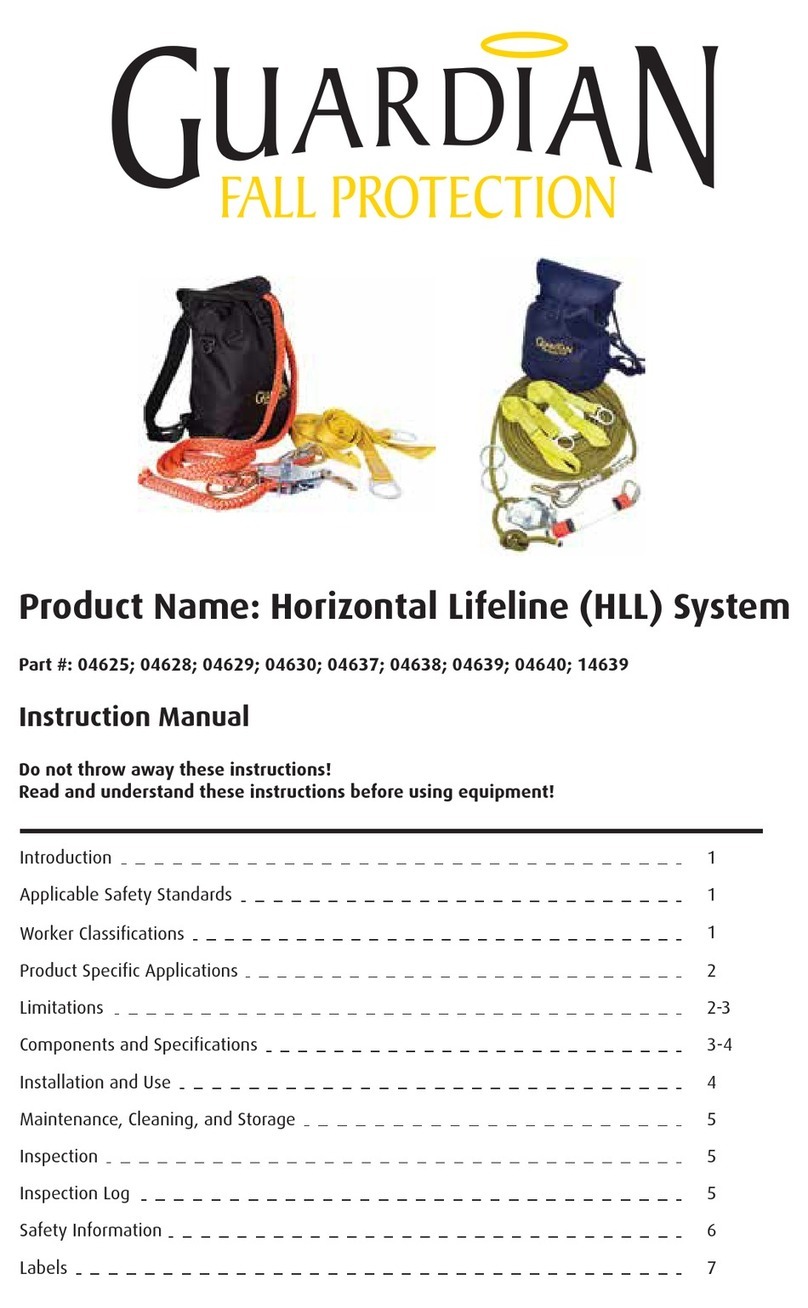 Guardian Fall Protection HLL System instruction manual