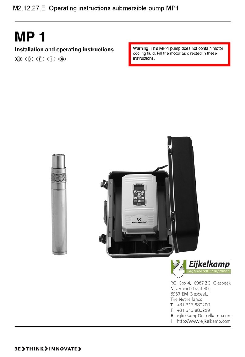 EIJKELKAMP MP 1 Installation and operating instructions