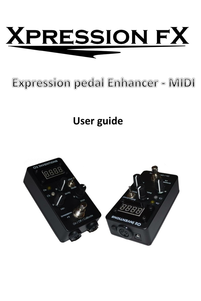 Oz inventions Xpression fX user guide Oz inventions Xpression fX user guide