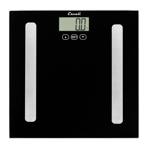Escali BF180 User manual
