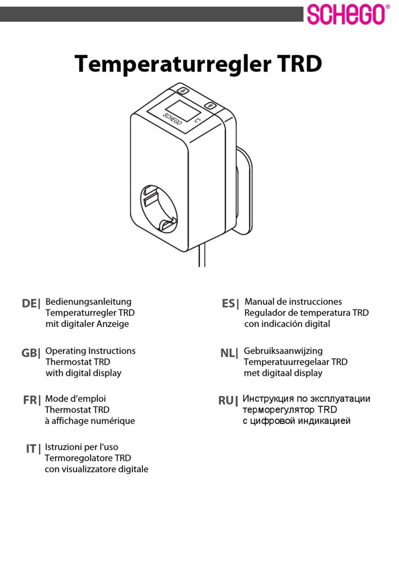 Schego TRD operating instructions