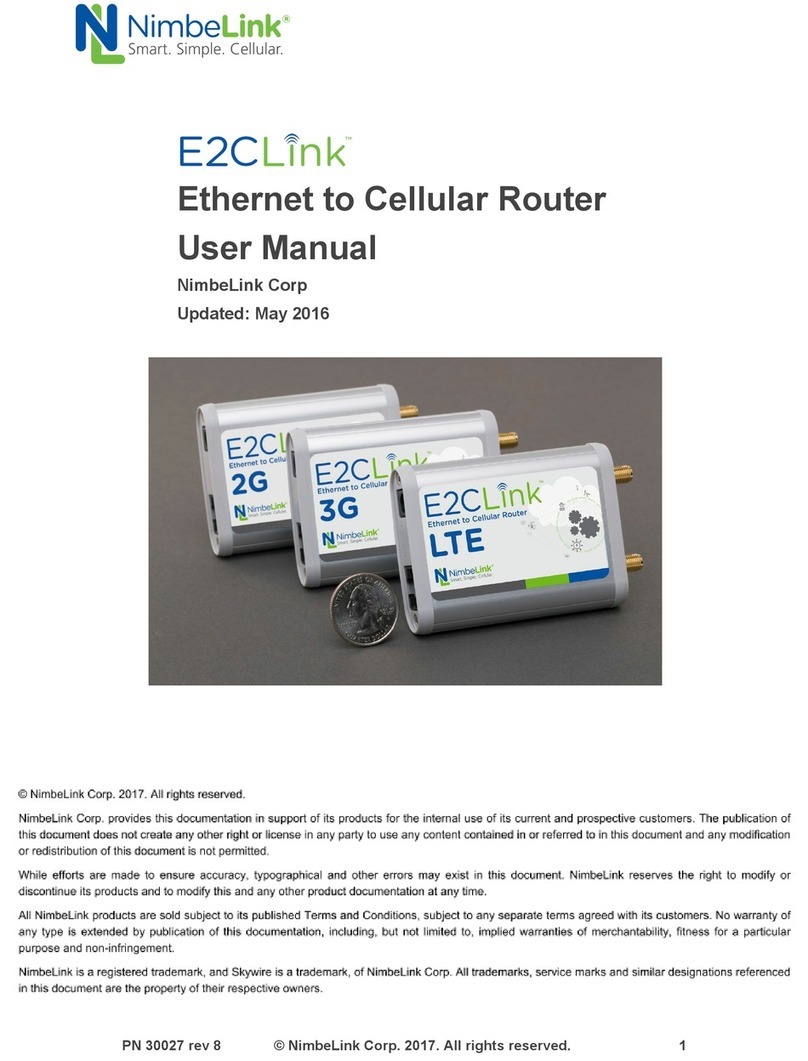 NUMBELINK E2CLink Series User manual