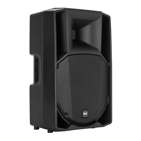 RCF ART 725 Mk4 User manual