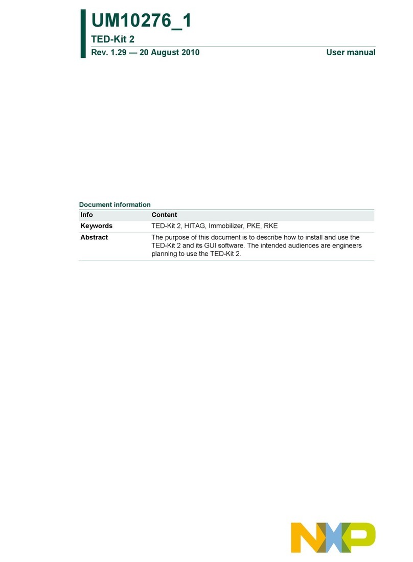 NXP Semiconductors TED-Kit 2 User manual
