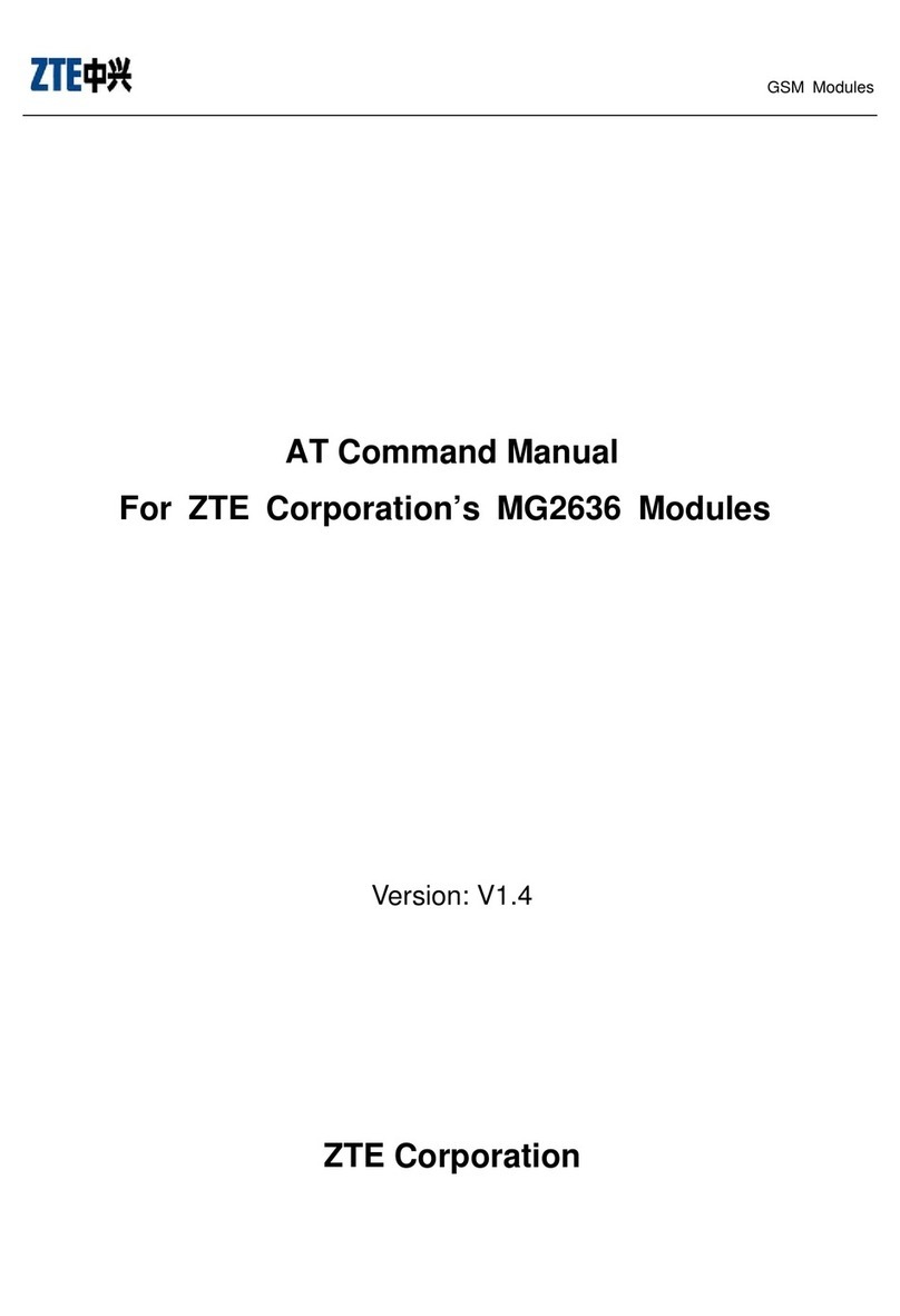 Zte MG2636 AT Command manual
