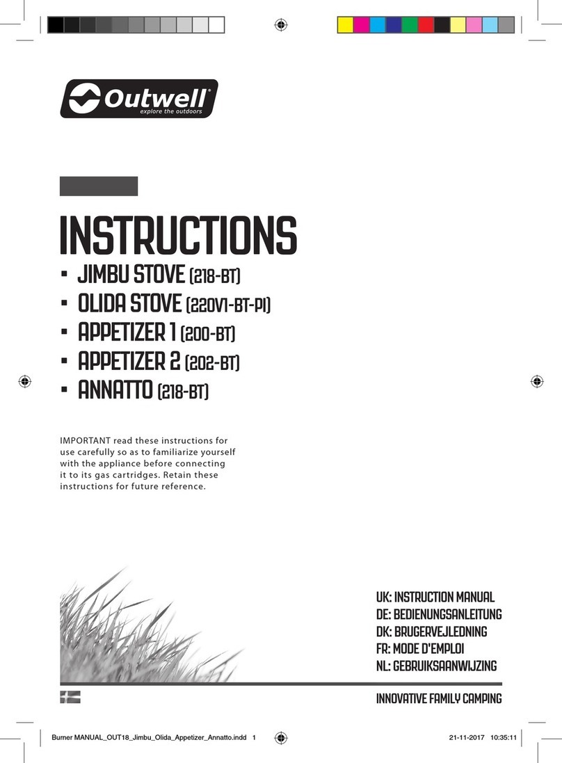 Outwell Jimbu stove instructions Outwell Jimbu stove instructions