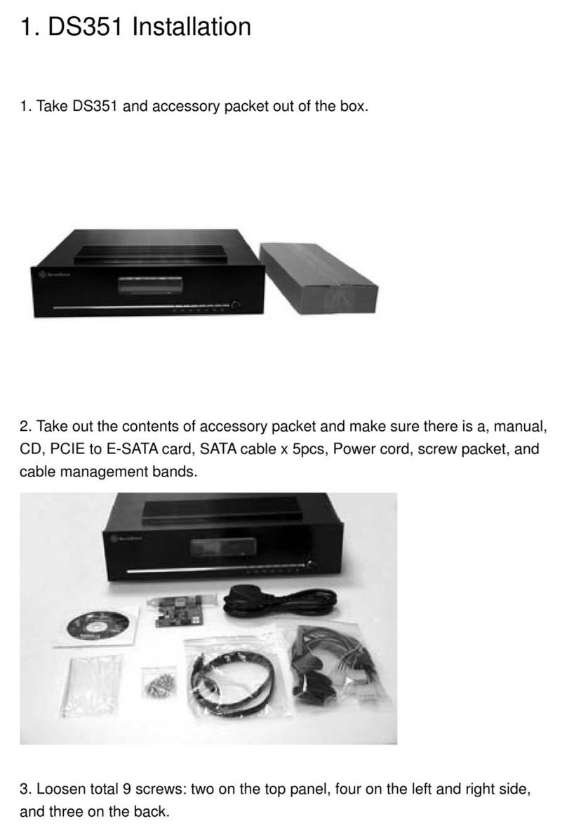 SilverStone DS351 User manual