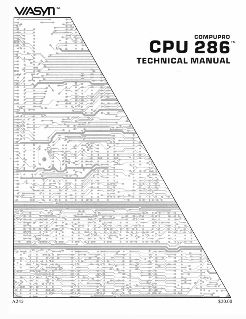 Viasyn COMPUPRO CPU 286 Technical manual