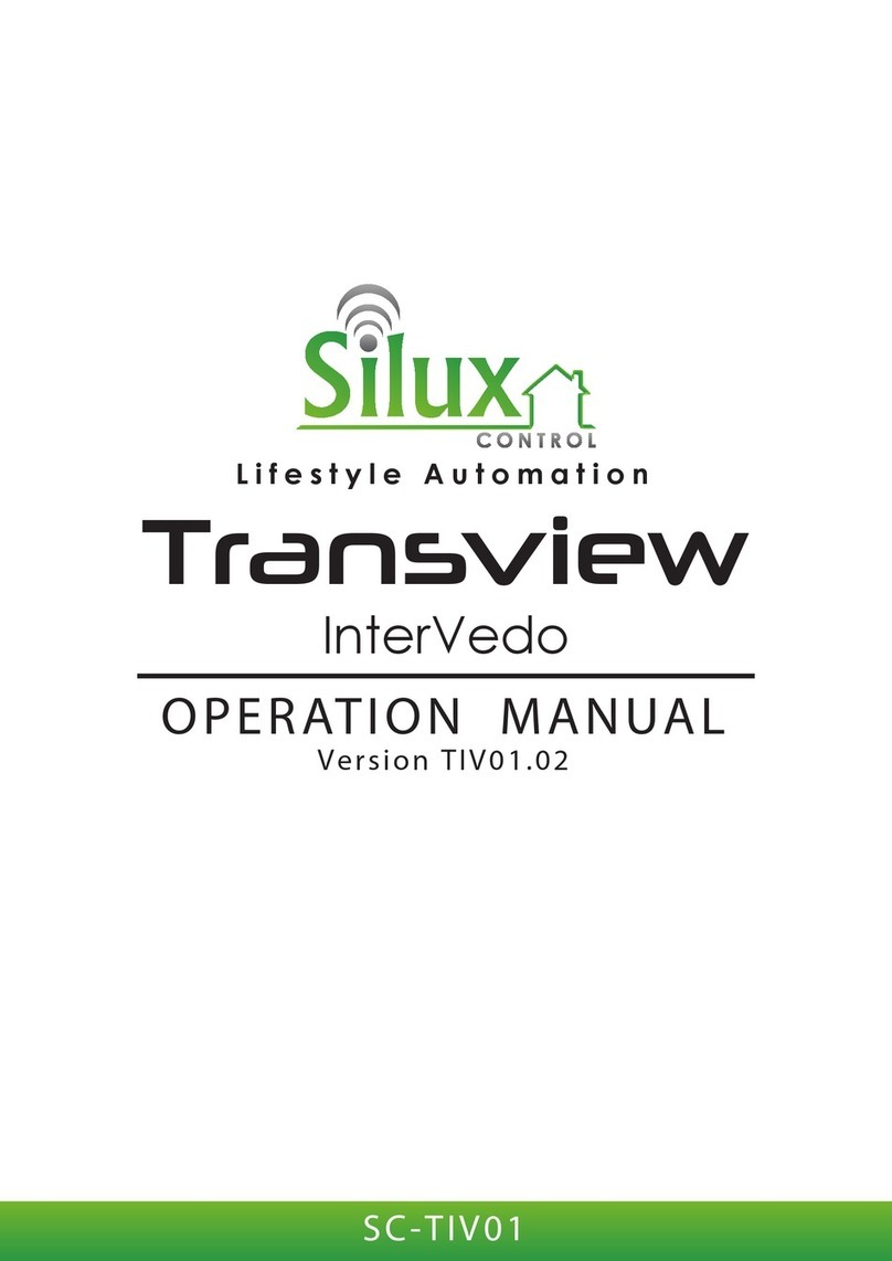Silux Control Transview InterVedo Operation manual
