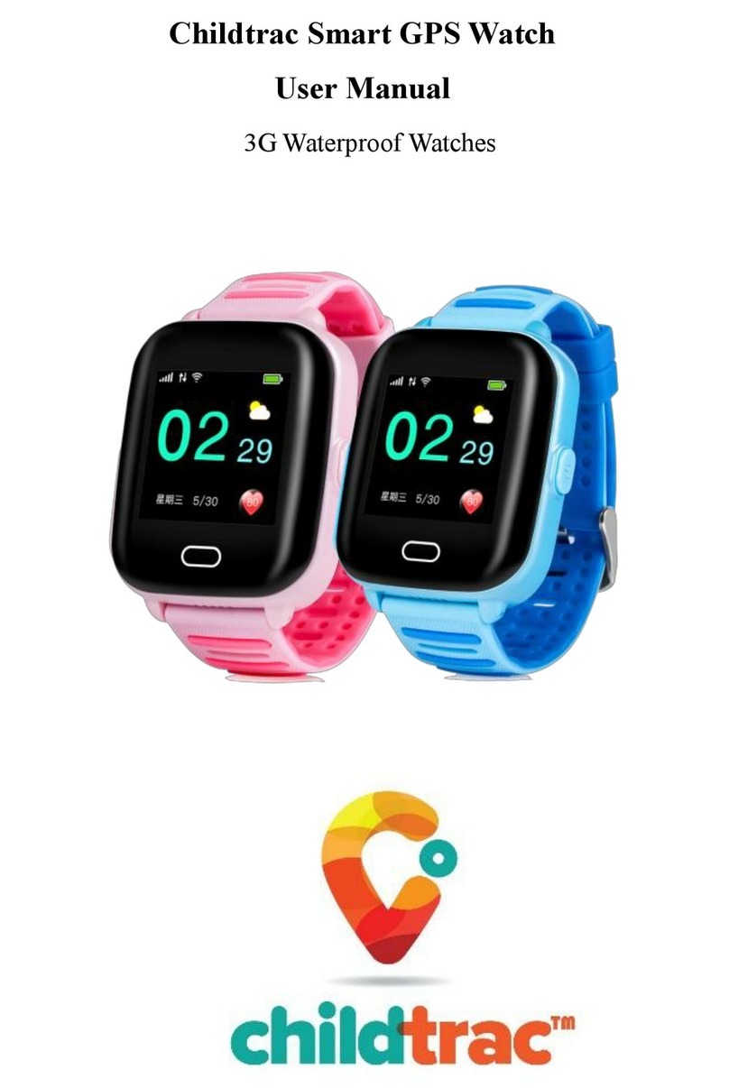 Childtrac Smart GPS Watch user manual Childtrac Smart GPS Watch user manual
