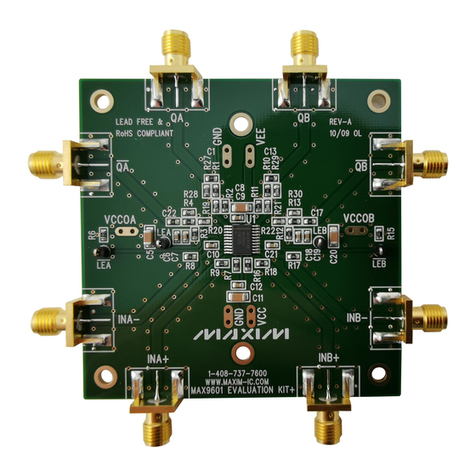 Maxim Integrated MAX9601EVKIT+ manual