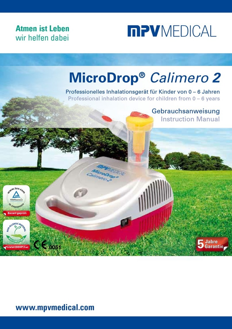 MPV Medical MicroDrop Calimero2 instruction manual MPV Medical MicroDrop Calimero2 instruction manual