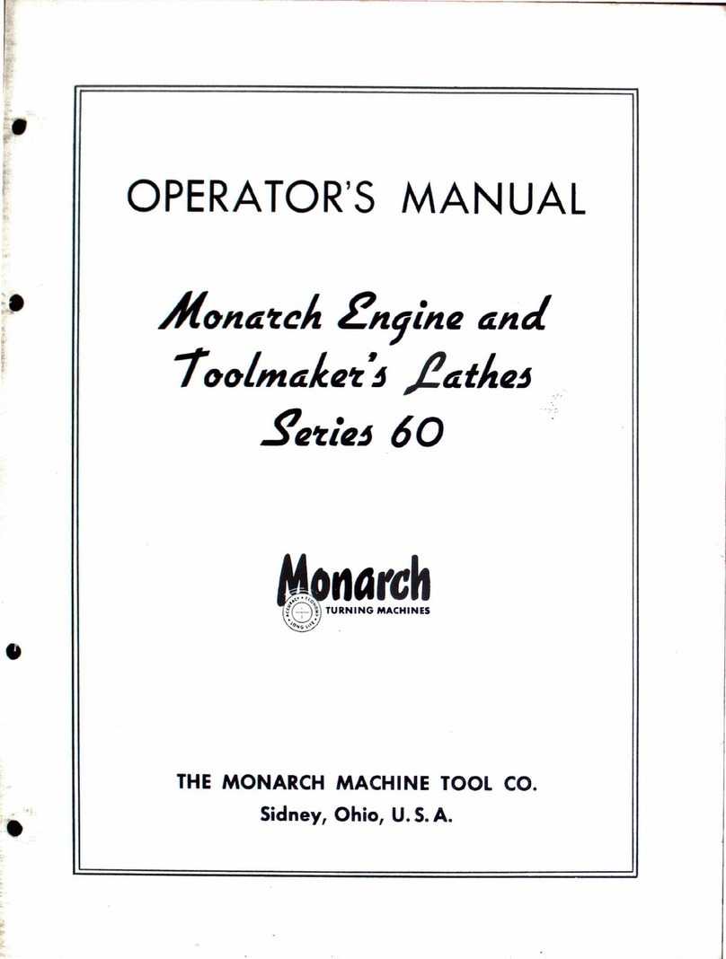 Monarch 60 Series Operator's manual