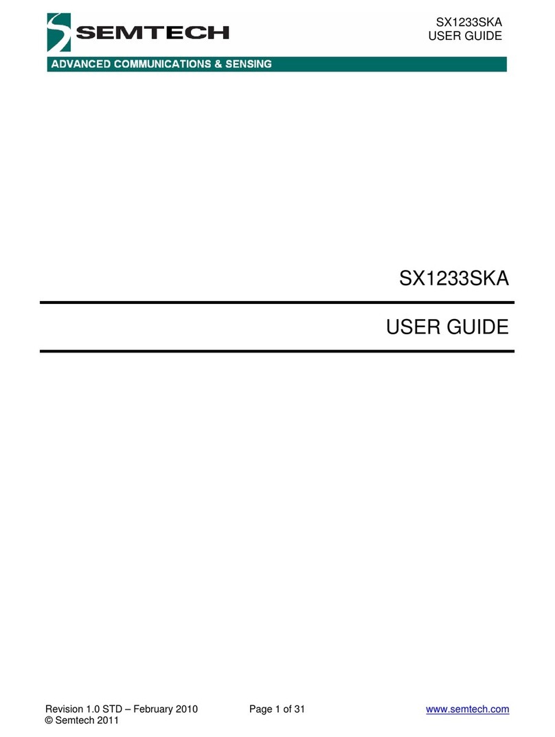 Semtech SX1233SKA User manual