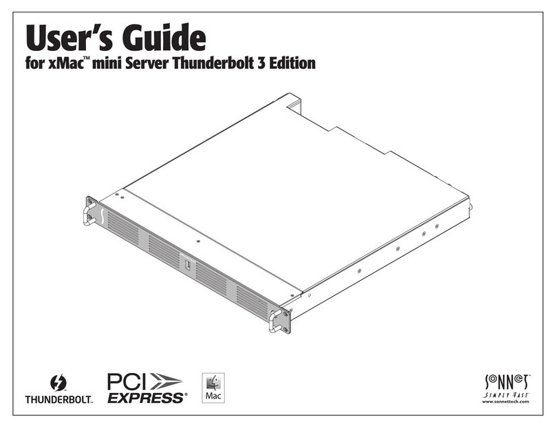 Sonnet xMac mini Server T3E user guide