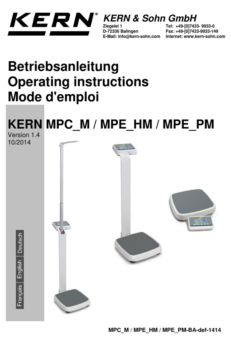 KERN MPC M Series User manual