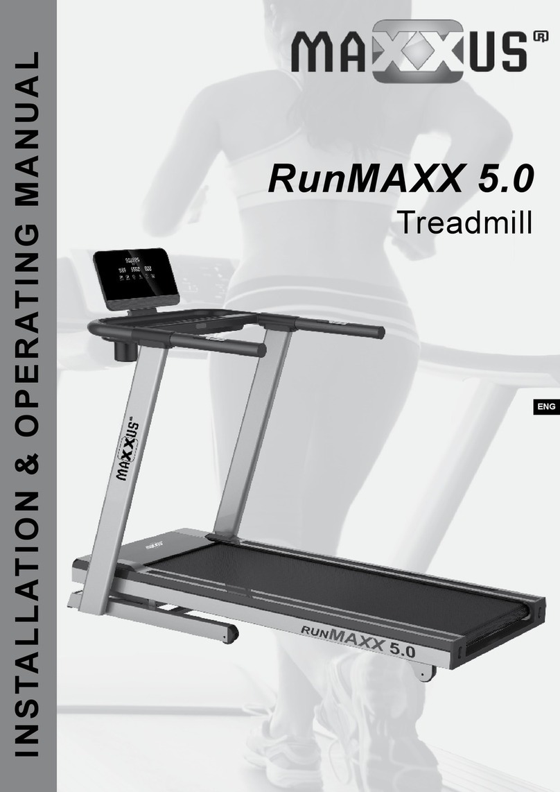 Maxxus RunMAXX 5.0 Installation instructions