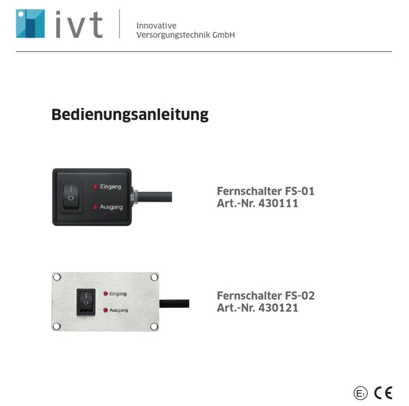 IVT FS-01 User manual