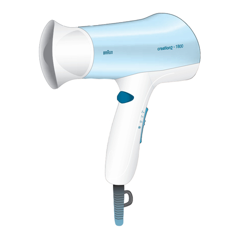 Braun C 1800 DF User manual