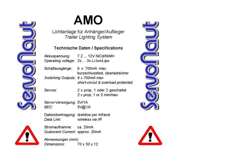 Servonaut AMO manual