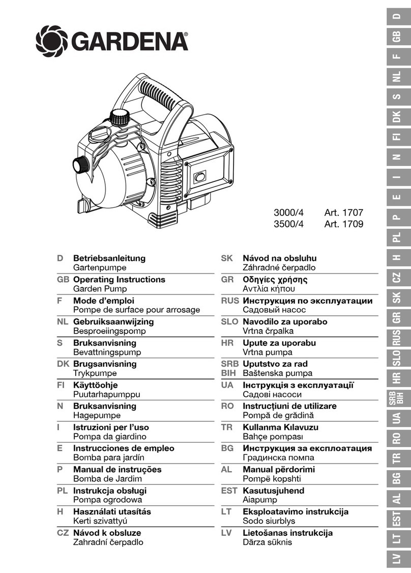 Gardena 3000/4 User manual