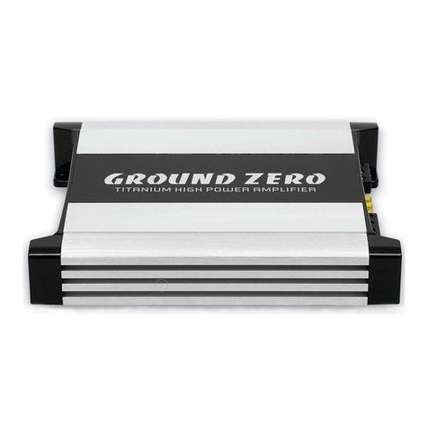 Ground Zero TITANIUM-Series User manual