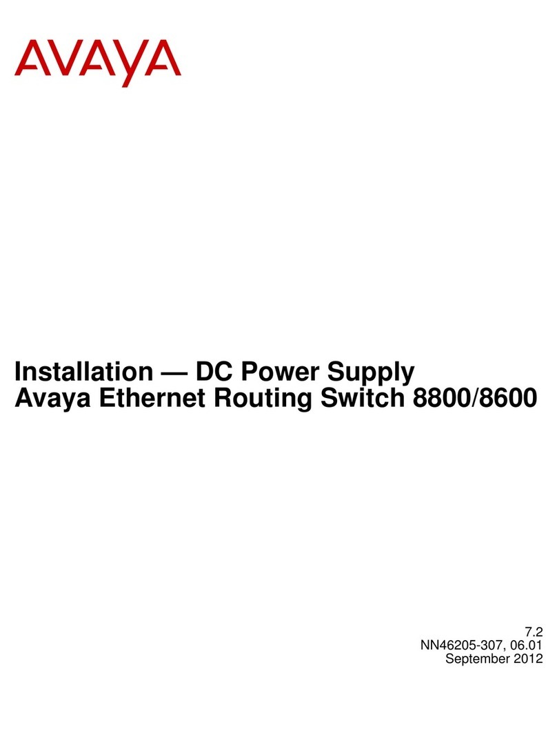 Avaya 8004DC installation manual