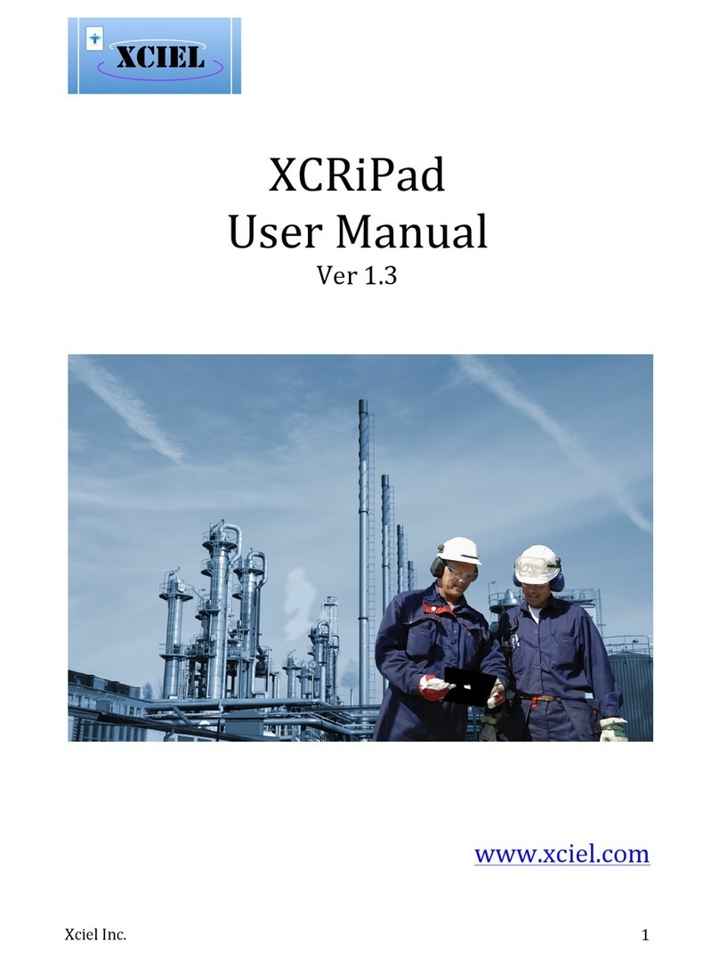 Xciel XCRiPad User manual