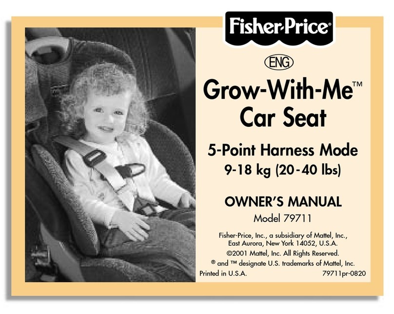 Fisher-Price GROW-WITH-ME 79711 owner's manual