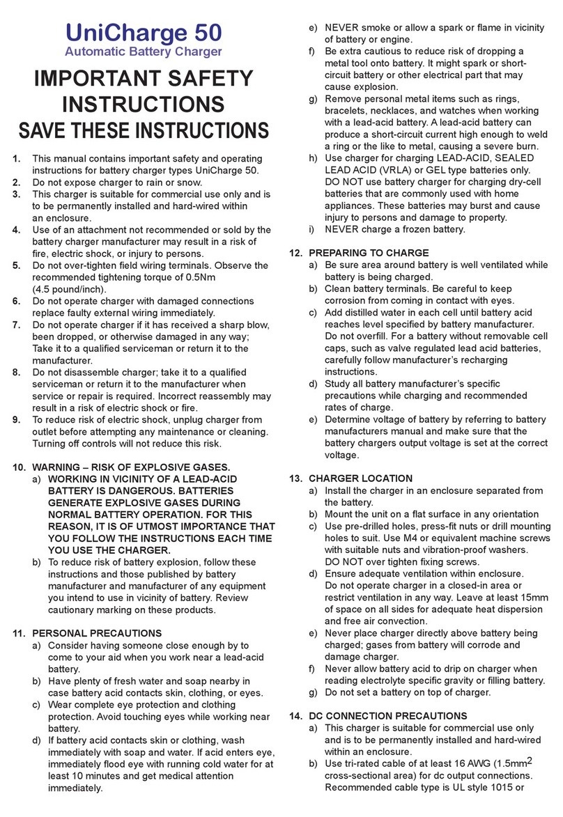 Jenelec UniCharge 50 Installation instructions