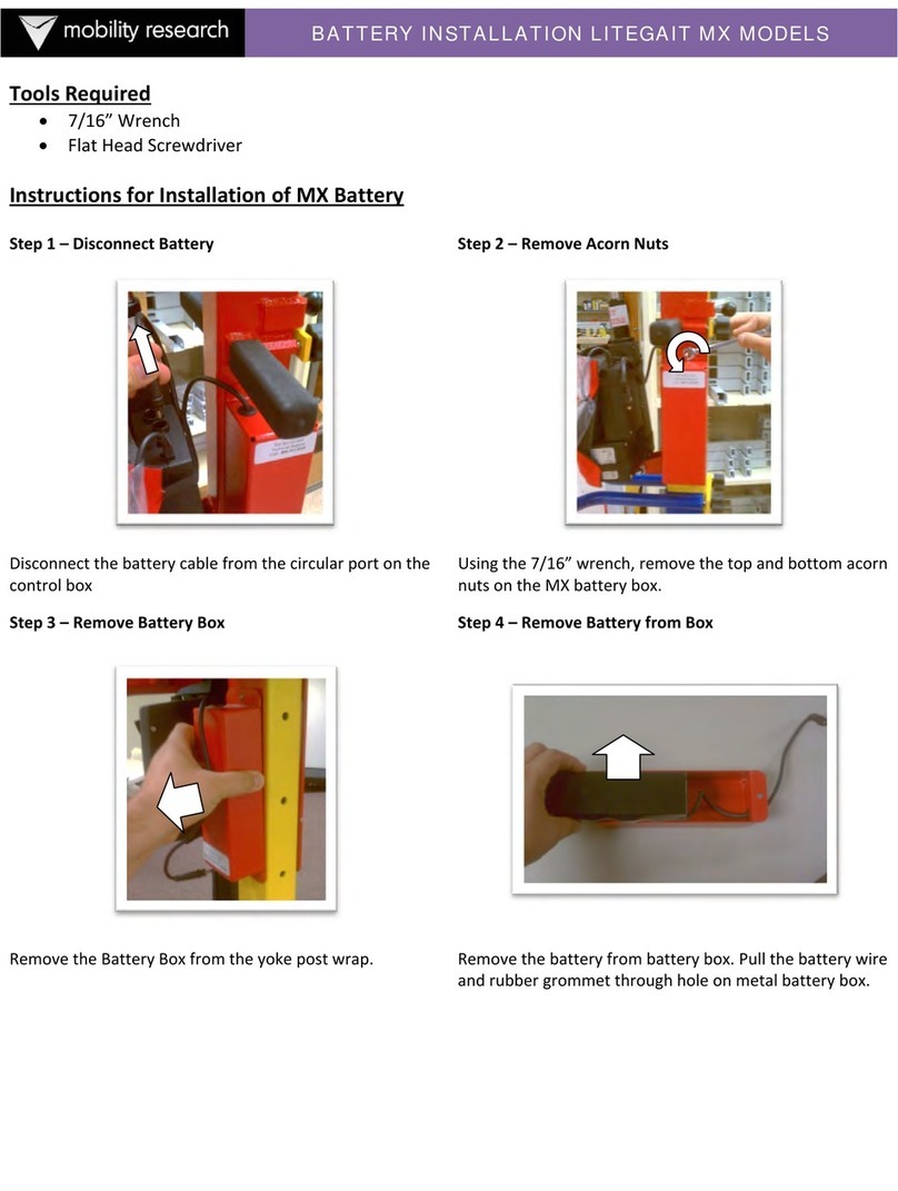 Mobility Research LITEGAIT MX  Series User manual