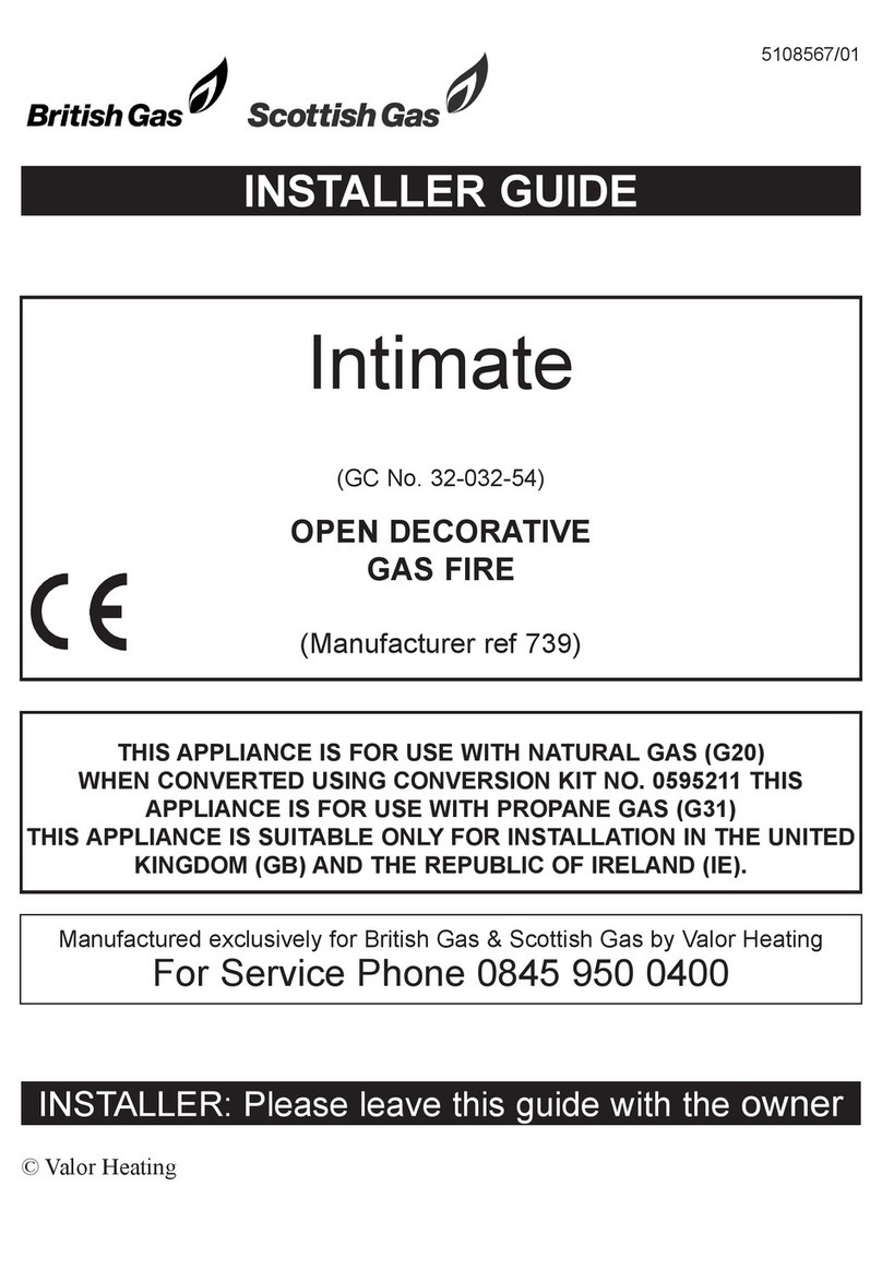 Valor Heating Intimate Installer's guide