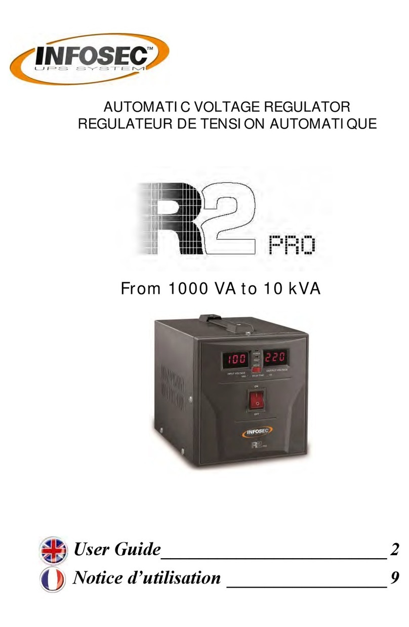 INFOSEC UPS SYSTEM R2 Pro 1000VA user guide