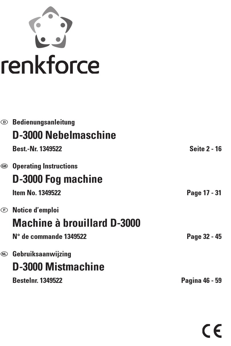 Renkforce D-3000 operating instructions