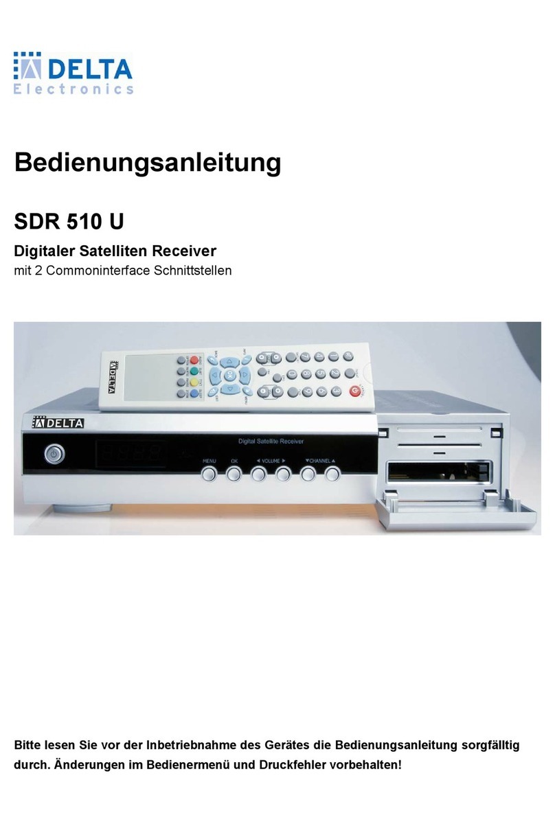 Delta SDR 510 U manual