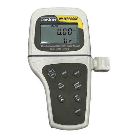 Oakton CON 400 User manual