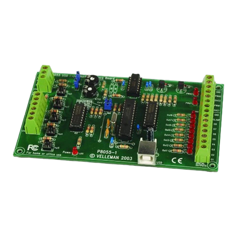 Velleman K8055 User manual Velleman K8055 User manual