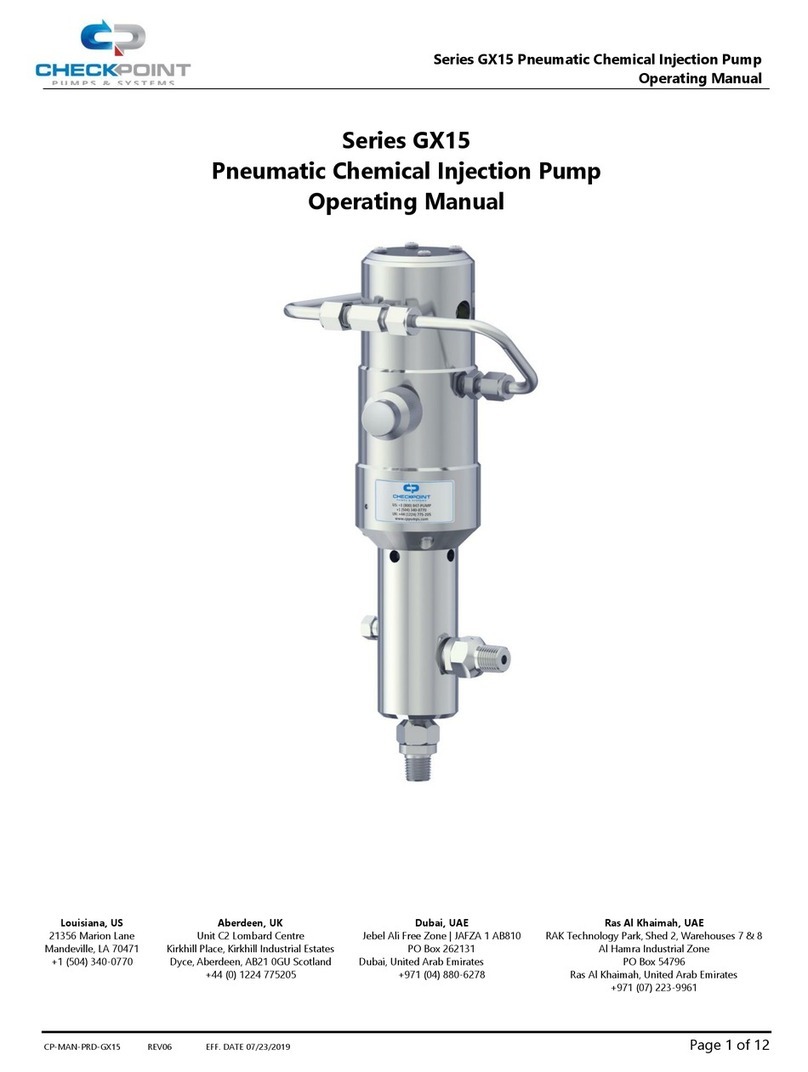 Checkpoint GX15G11C3 Series User manual Checkpoint GX15G11C3 Series User manual