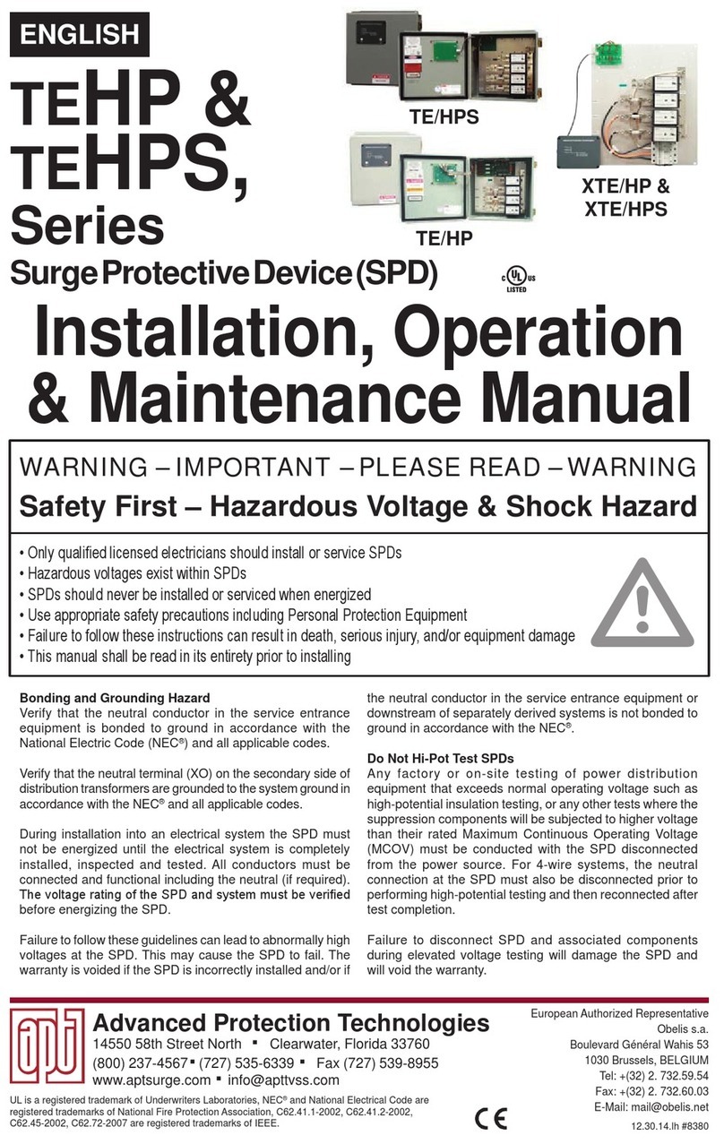 APT TEHP Series Installation, operation & maintenance manual