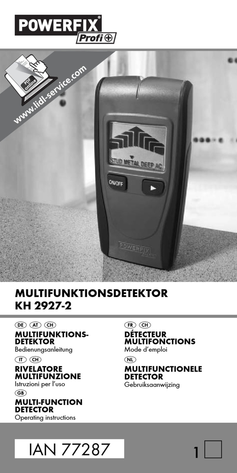 Powerfix Profi+  KH 2927-2 operating instructions