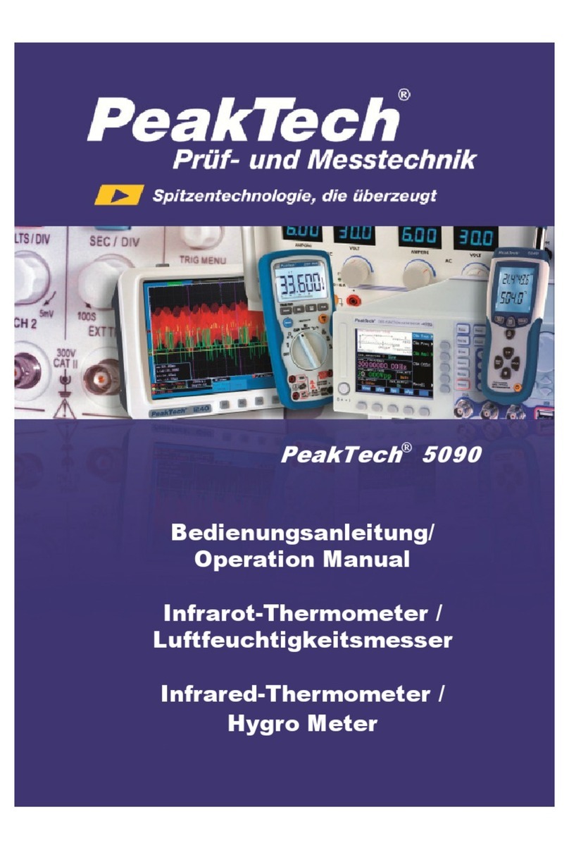 PeakTech 5090 User manual PeakTech 5090 User manual