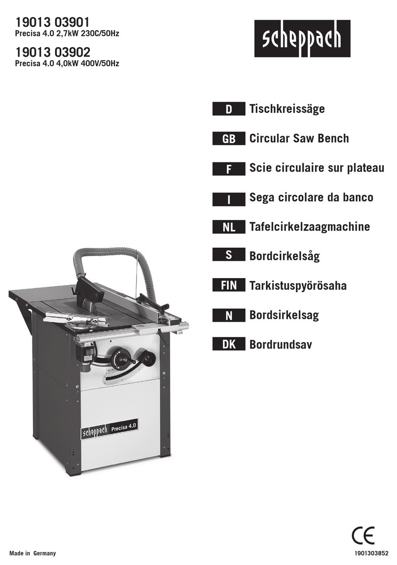 Scheppach Precisa 4.0 Series User manual