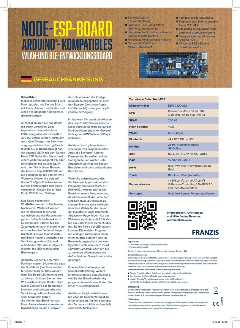 Franzis Node-ESP-BOARD manual