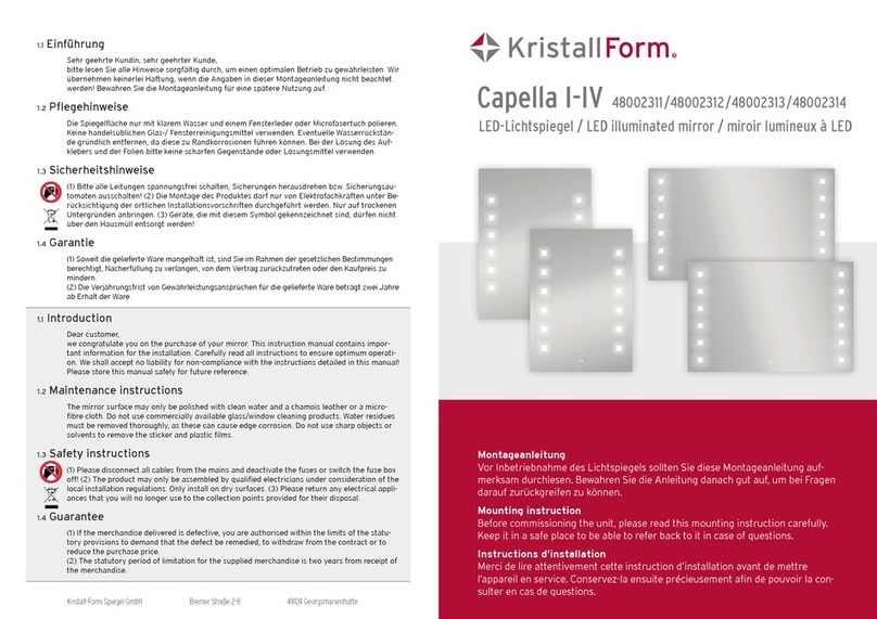 Kristall-Form Capella I User guide