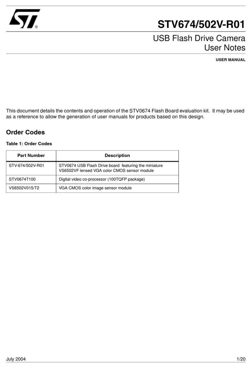 ST STV674/502V-R01 User notes