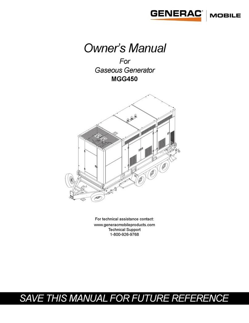 Generac Mobile MGG450 owner's manual